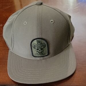 Olive Green Skull Patch Cap Undee Armour Hat